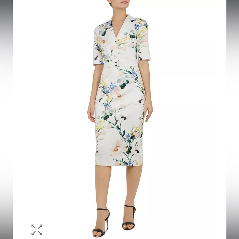 TED BAKER | Lylli Elegant-Print Dress